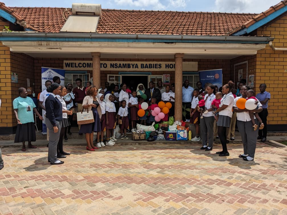 Interact week , we thank Rotarians for the visit